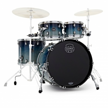Mapex Saturn Classic 22in 4pc Short Stak Shell Pack – Teal Blue Fade 4