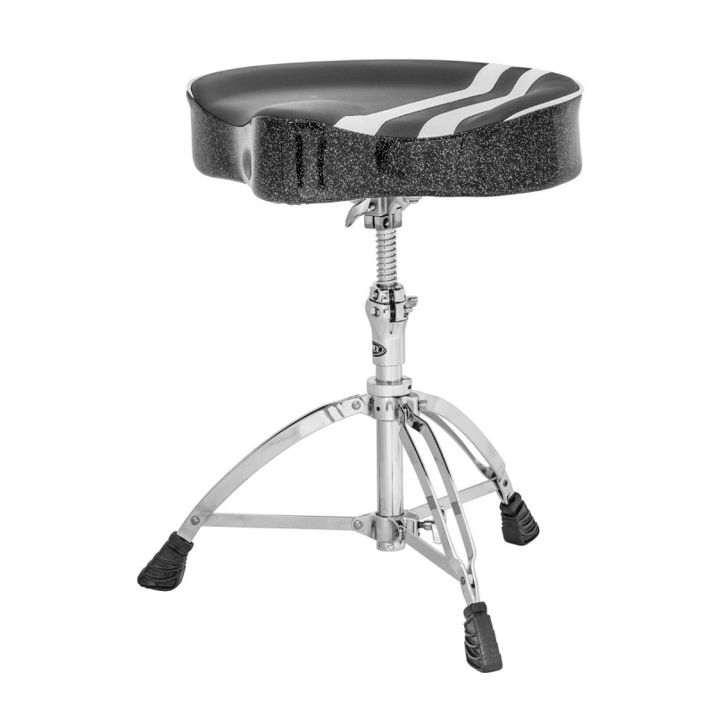 Mapex T756B Ltd Edition Drum Throne – Black With White Stripe 5