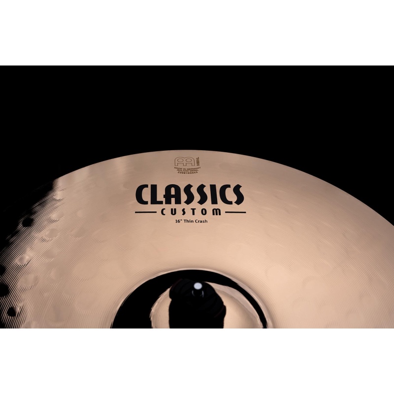Meinl Classics Custom Brilliant 16in Thin Crash 5