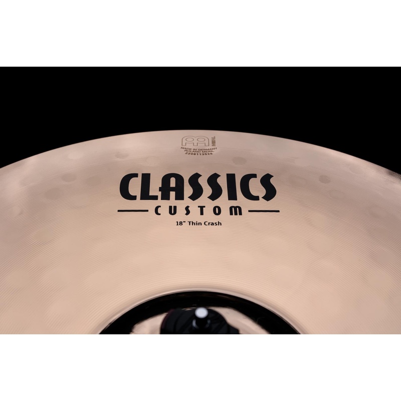 Meinl Classics Custom Brilliant 18in Thin Crash 5