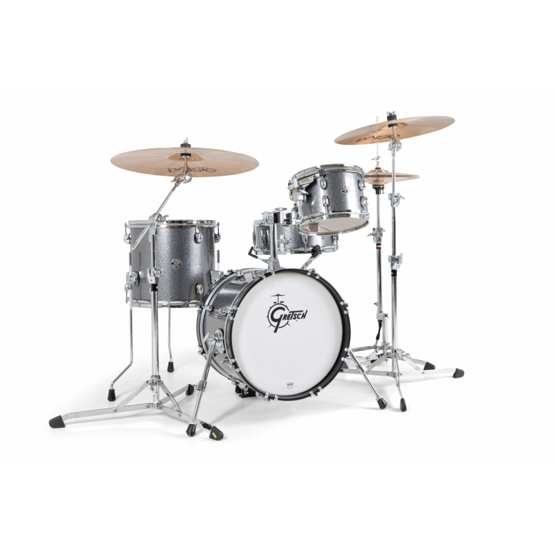 Gretsch Catalina Club Street 4pc Shell Pack – Grey Sparkle 4