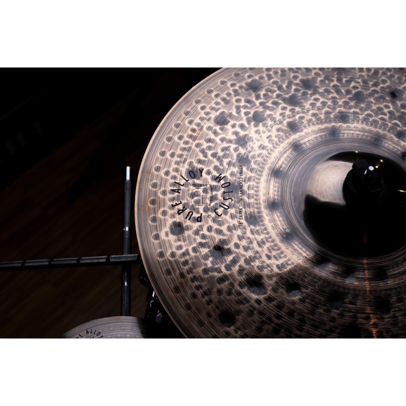 Meinl Pure Alloy Custom 18in Extra Thin Hammered Crash 8