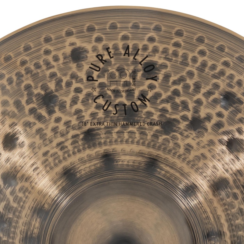 Meinl Pure Alloy Custom 18in Extra Thin Hammered Crash 12