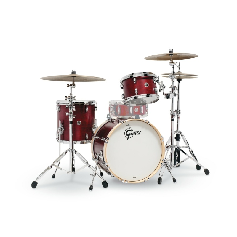 Gretsch USA Brooklyn 20in 3pc Shell Pack – Satin Cherry Red 4