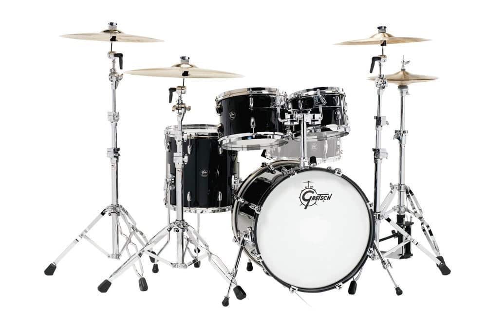 Gretsch Renown Maple 20in 4pc Shell Pack - Piano Black | Drummers Only