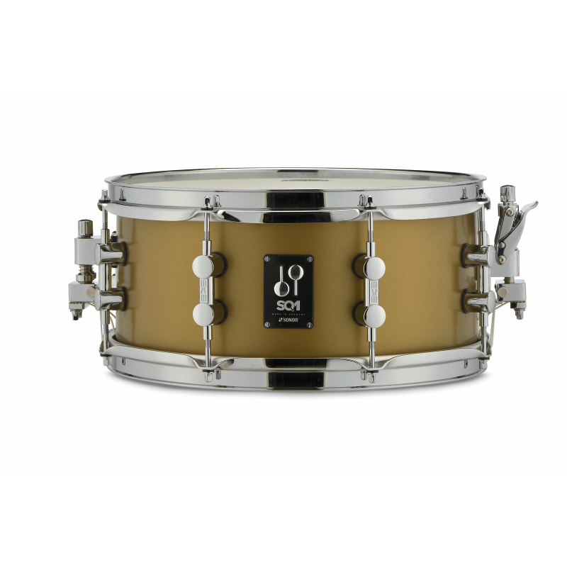 Sonor SQ1 13x6in Snare Drum – Satin Gold Metallic 4