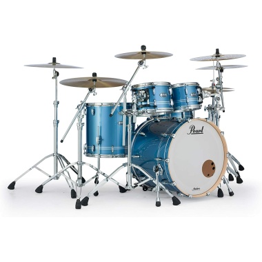 pearl masters maple complete 22in 4pc shell pack chrome contrail