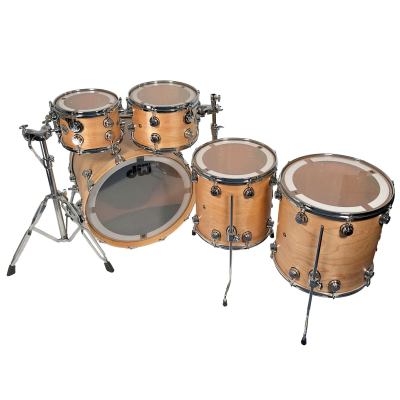 DW Collectors 22in 5pc Shell Pack – Natural Birch Satin Oil 6