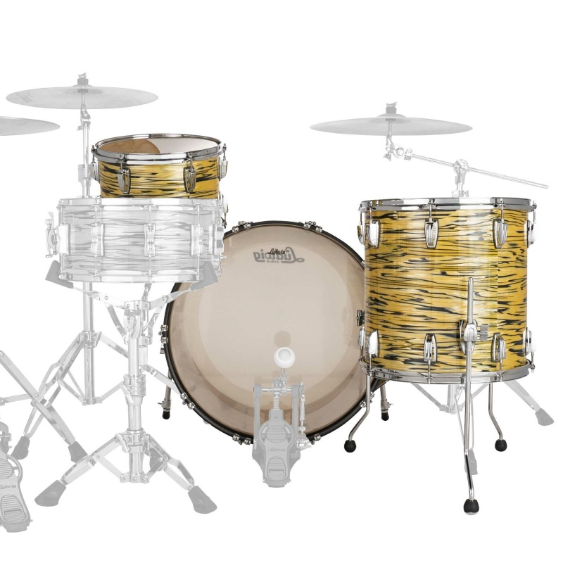 Ludwig Classic Maple 24in Pro Beat 3pc Shell Pack – Lemon Oyster 6