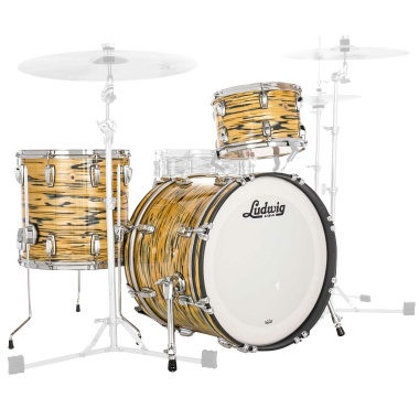 Ludwig Classic Maple 20in Downbeat 3pc Shell Pack – Lemon Oyster