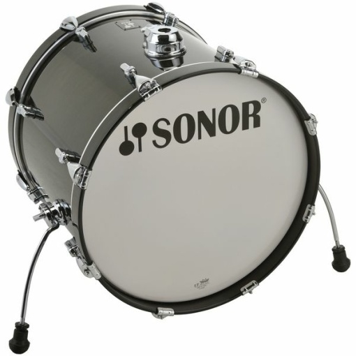 sonor aq2 18x14in bass drum transparent black