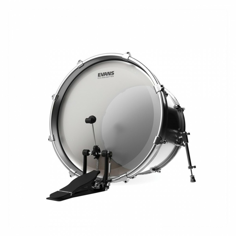 evans eq3 18in frosted bass drum head