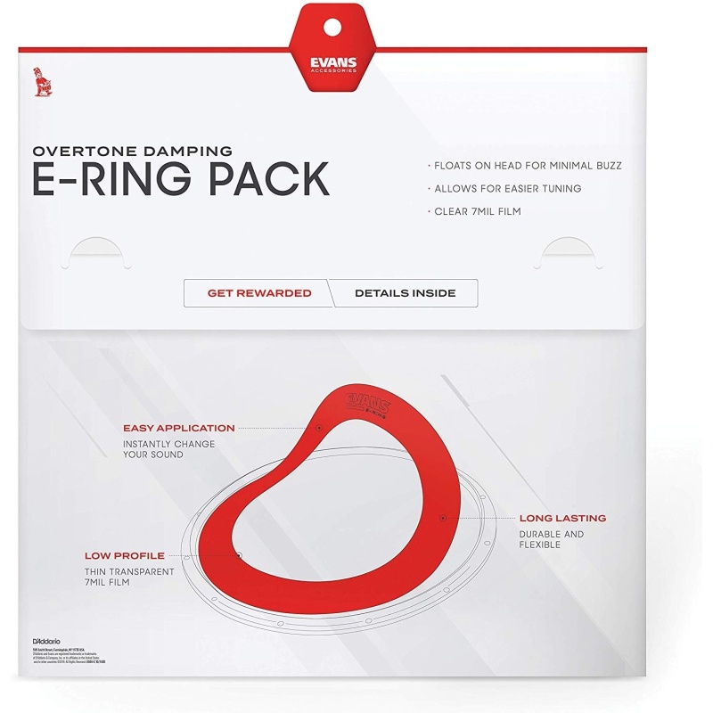 evans e ring snare pack