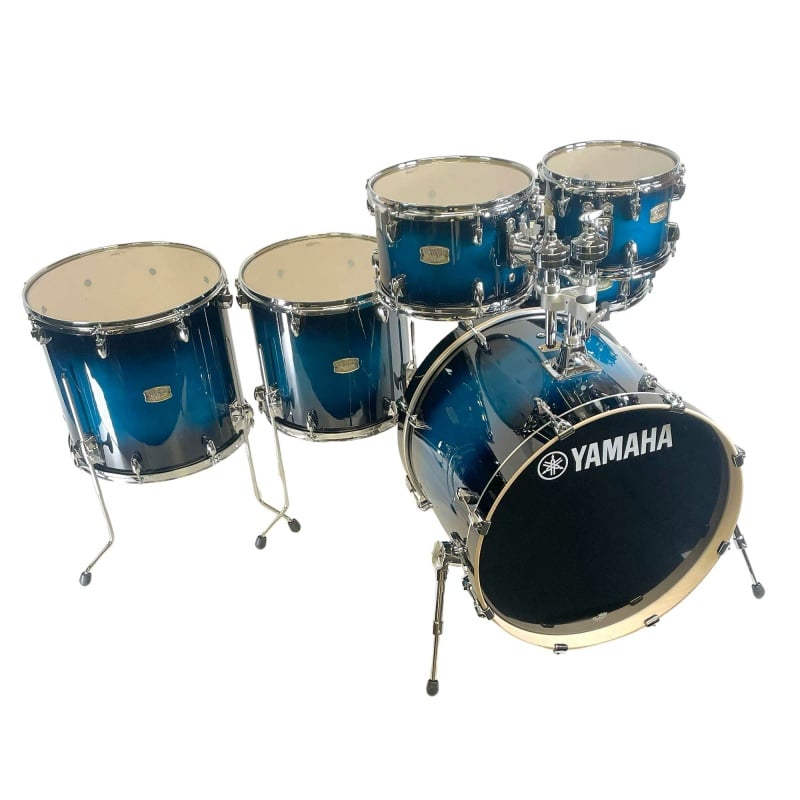 yamaha stage custom birch 22in 6pc shell pack deep blue sunburst