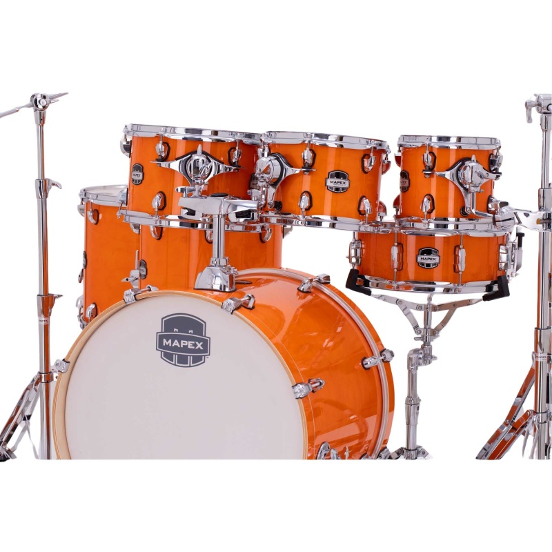 mapex mars maple 22in 7pc shell pack glossy amber