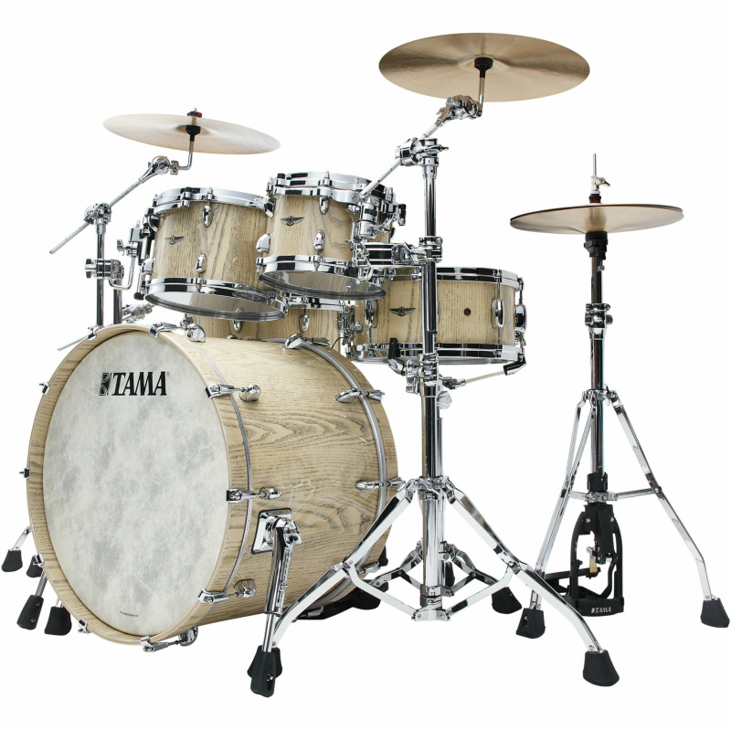 tama star walnut 22in 4pc shell pack antique white japanese chestnut
