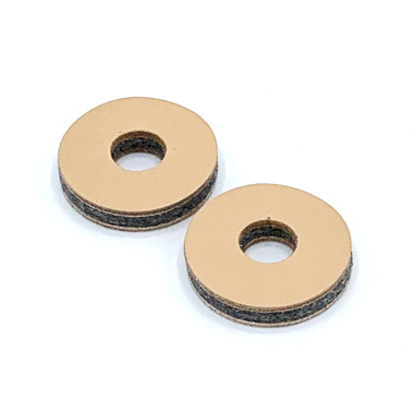 tackle leather cymbal washers 2 pack