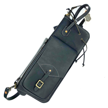 tackle leather stick case with patented stick stand � black