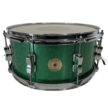ludwig continental 14x6.5in snare green sparkle