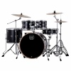 mapex venus 22in 5pc drum kit w/ride cymbal black galaxy sparkle