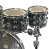 dw collector's maple 22in 5pc shell pack black galaxy