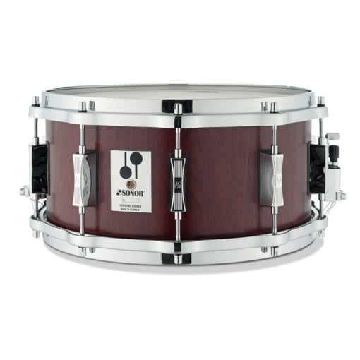 sonor phonic reissue 14x6.5in beech snare mahagony semi gloss