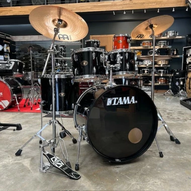 tama imperialstar 22in 5pc kit with cymbals