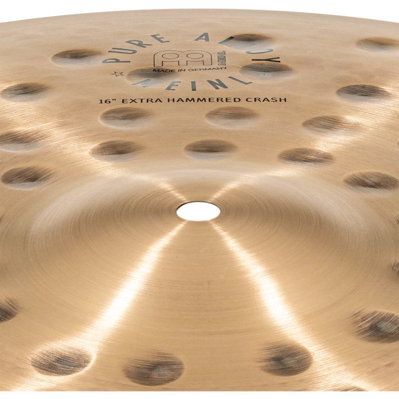 meinl pure alloy 16in extra hammered crash cymbal
