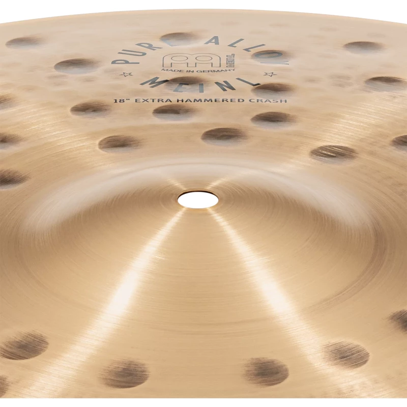 meinl pure alloy 18in extra hammered crash cymbal