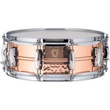 ludwig copperphonic smooth 14x5in hammered snare lc660k