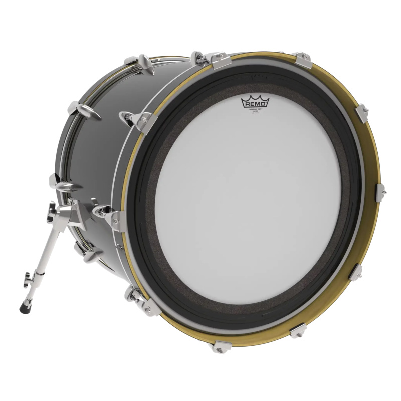 remo emperor coated smt 24in bass drum head
