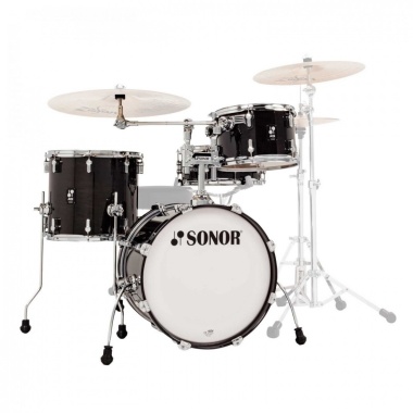 sonor aq2 bop set 3pc shell pack transparent stain black