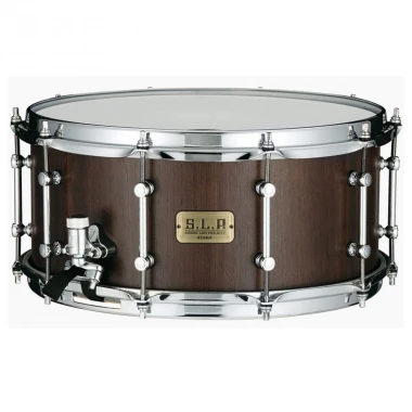Tama SLP 14x6.5in G-Walnut Snare - Matte Black Walnut