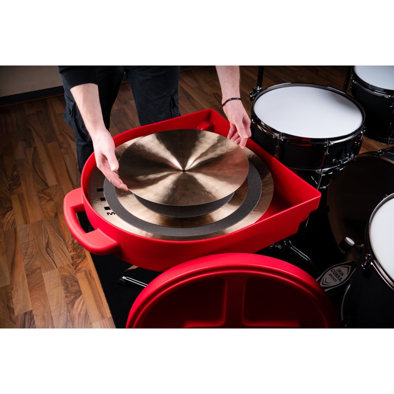 Meinl Cymbals 22in Pro Cymbal Case - Red - Image 6