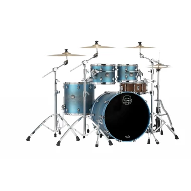 Mapex Saturn Evolution 22in 4pc Maple/Walnut Shell Pack - Exotic Azure Burst