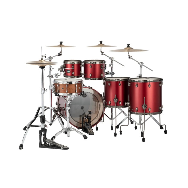 Mapex Saturn Evolution 22in 5pc Maple/Walnut Shell Pack - Tuscan Red - Image 3