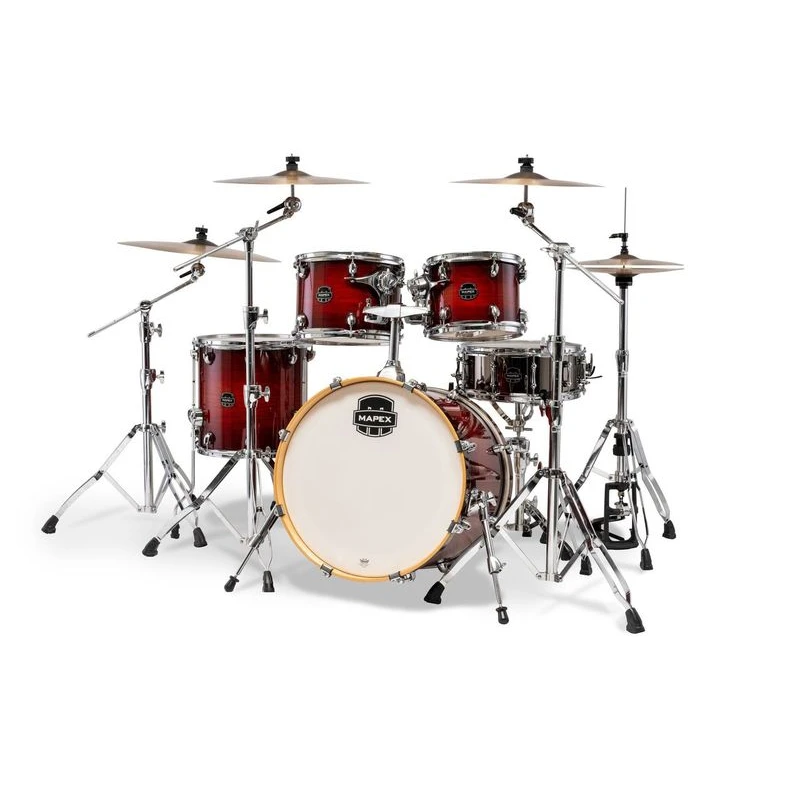 Mapex Armory 20in 5pc Shell Pack - Red Onyx Burst - Image 2