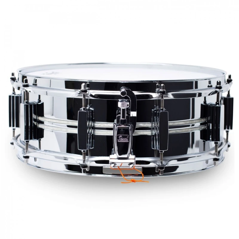 Pearl Duoluxe Inlaid Chrome Over Brass 14x5in Snare - Image 4