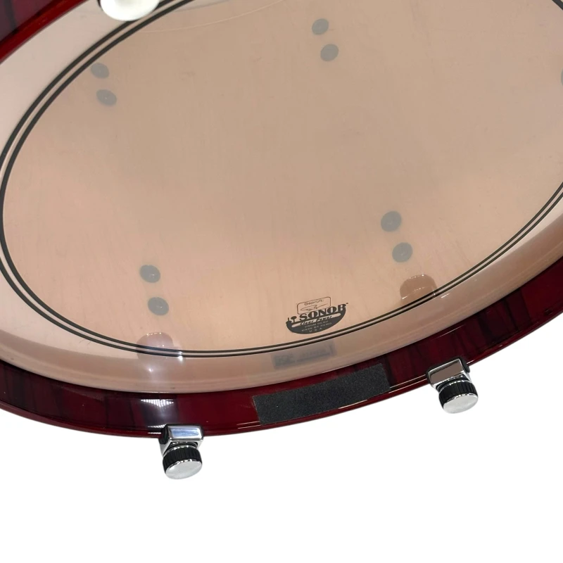Sonor SQ2 20in 7pc Shell Pack - Red Burst over African Marble - Image 4