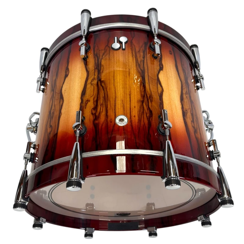 Sonor SQ2 20in 7pc Shell Pack - Red Burst over African Marble - Image 3