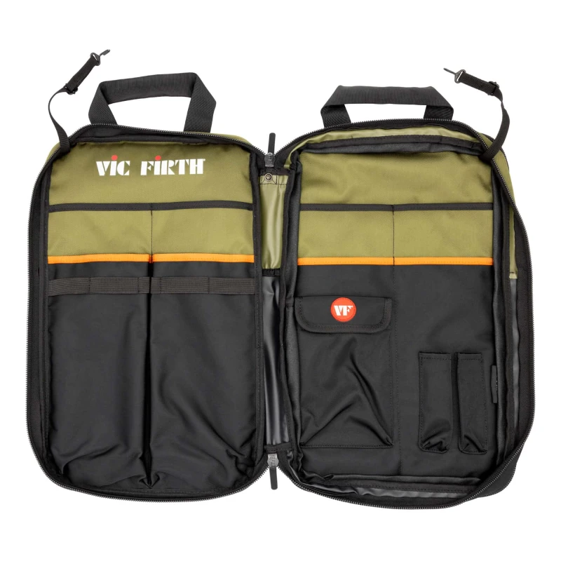 Vic Firth Professional Stick Bag - Green/Black - Image 6