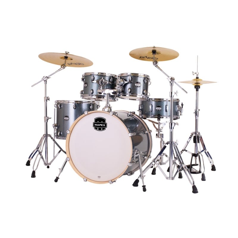 Mapex Mars Birch 22in 5pc Kit with Hardware & Cymbals - Twilight Sparkle - Image 2