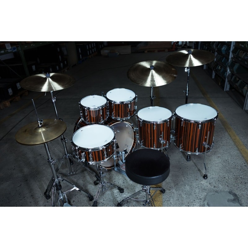 Sonor AQ2 150th Anniversary 22in 6pc Shell Pack - Ebony Veneer - Image 12