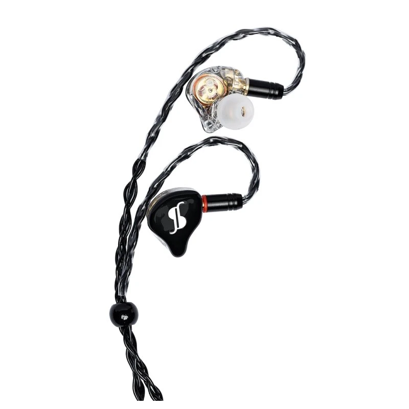 Stagg SPM-PRO 3 Driver Sound-Isolating In-Ear Monitors, Black - Image 2