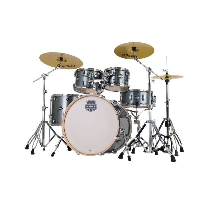 Mapex Mars Birch 22in 5pc Kit with Hardware & Cymbals - Twilight Sparkle - Image 4