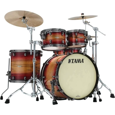Tama Starclassic Maple 22in 4pc Shell Pack - Ruby Pacific Walnut Burst
