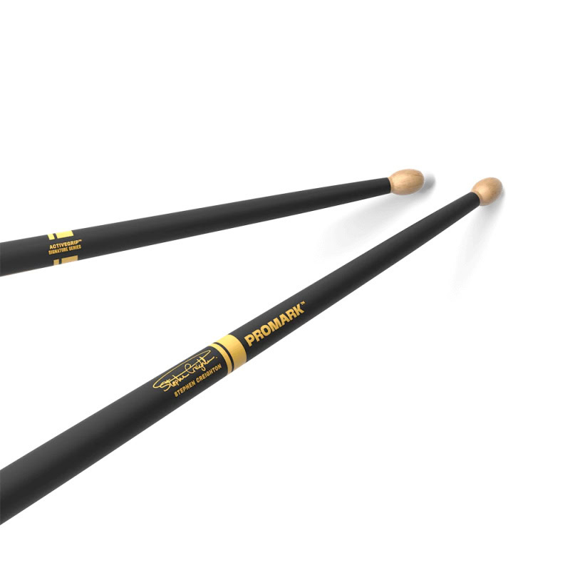 Promark Stephen Creighton Signature Active Grip Drumsticks for drummers.