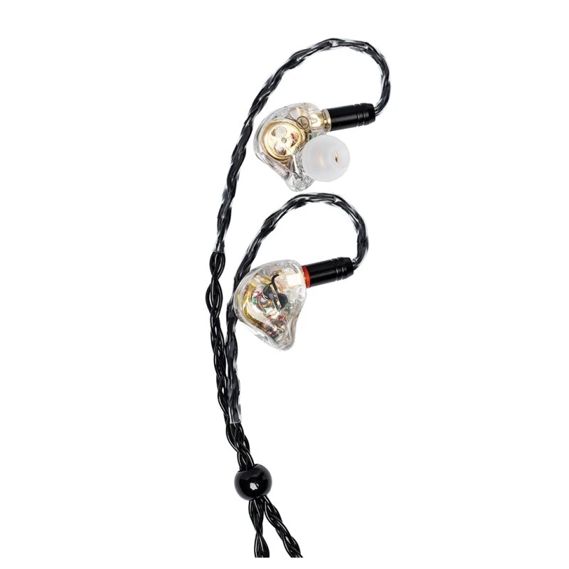 Stagg SPM-PRO 3 Driver Sound-Isolating In-Ear Monitors, Transparent - Image 2