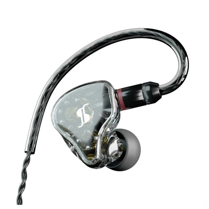 Stagg SPM-PRO 3 Driver Sound-Isolating In-Ear Monitors, Transparent