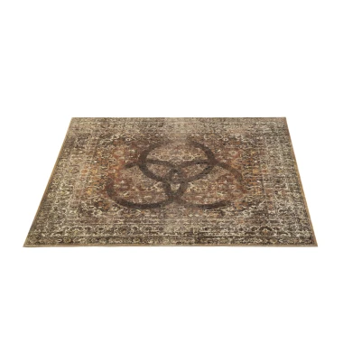 DRUMnBASE Vintage Persian Drum Mat - Bonzo II Beige